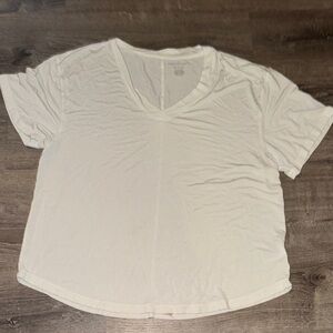 American Eagle Outfitters White soft and sexy v-neck Tee